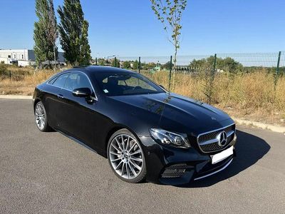 Noir Occasion 2017 Mercedes E220 Coupé | 35 990 € (Prix assez cher)