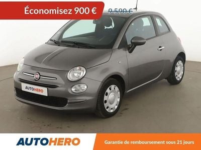 Gris Occasion 2021 Fiat 500 Citadine | 8 690 € (Bon prix)
