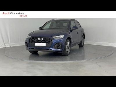 Bleu navarre métallisé Occasion 2024 Audi Q5 S-Line SUV | 54 299 € (Prix juste)