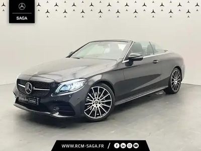 Occasion Mercedes C220 AMG line 2021 Noir Cabriolet