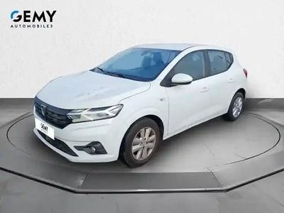 Occasion Dacia Sandero 2022 Blanc glacier Berline