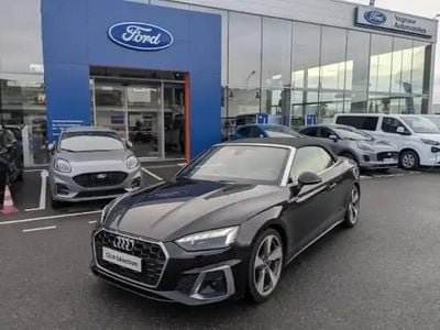 Occasion Audi A5 Cabriolet S-Line 2022 Noir mythic/capote noire Cabriolet
