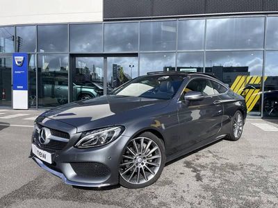 Gris Occasion 2017 Mercedes C220 Sportline Coupé | 24 990 € (Prix juste)
