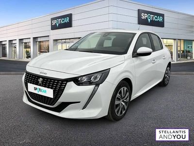 Blanc Occasion 2020 Peugeot 208 Active Citadine | 11 990 € (Prix juste)
