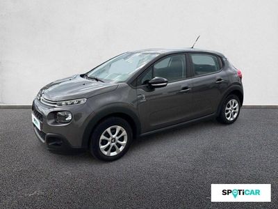 Gris Occasion 2020 Citroën C3 PureTech Citadine | 9 700 € (Prix assez cher)