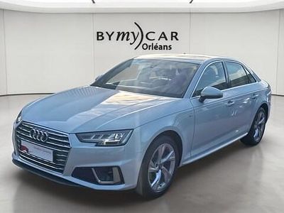 Blanc glacier métallisé Occasion 2019 Audi A4 S-Line Berline | 22 744 €