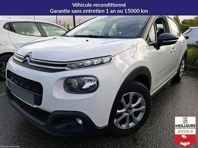 Blanc Occasion 2019 Citroën C3 Feel Citadine | 9 900 € (Prix juste)