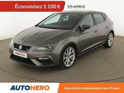 Gris Occasion 2017 Seat Leon FR Berline | 14 590 € (Bon prix)