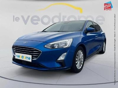 Occasion Ford Focus Titanium 126 ch (92 kW) 2019 Bleu Berline