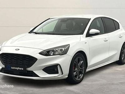 Blanc Occasion 2020 Ford Focus ST-Line Berline | 17 499 € (Prix juste)