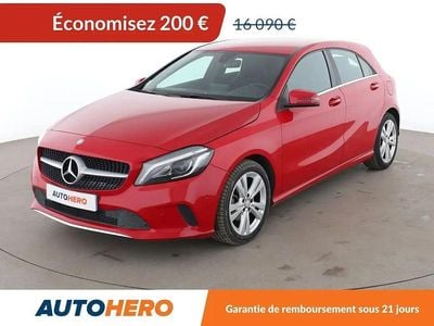 Rouge Occasion 2016 Mercedes A180 Berline | 15 890 € (Prix juste)