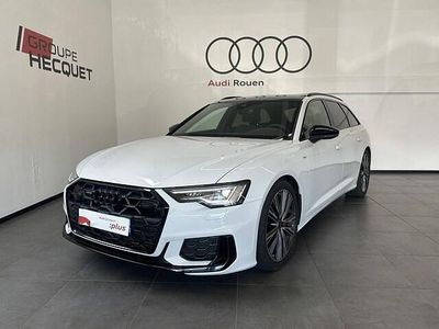 Blanc glacier métallisé Occasion 2024 Audi A6 Competition Break | 53 990 € (Prix assez cher)