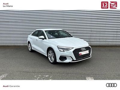 Blanc glacier métallisé Occasion 2023 Audi A3 Business Berline | 22 490 € (Bon prix)