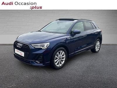 Bleu navarre métallisé Occasion 2024 Audi Q3 S-Line SUV | 40 990 € (Prix juste)