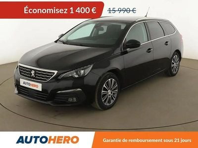 Noir Occasion 2020 Peugeot 308 SW Allure Break | 14 590 € (Bon prix)