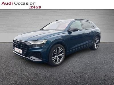 Occasion Audi Q8 S-Line 340 ch (250 kW) 2021 Bleu galaxie métallisé SUV