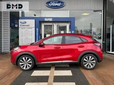 Occasion Ford Puma Titanium X 2021 Rouge fantastic métallisée premium SUV