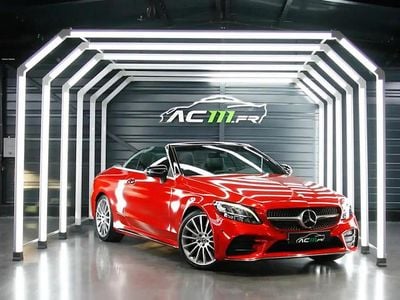 Occasion Mercedes C220 AMG line 197 ch (144 kW) 2020 Noir Cabriolet