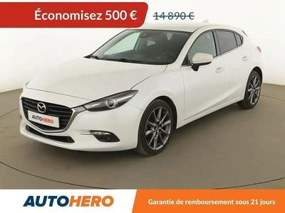 Blanc Occasion 2018 Mazda 3 Signature Berline | 14 390 € (Super prix)