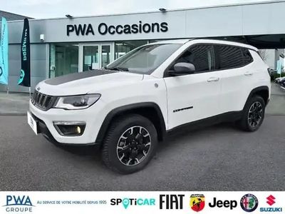 Alpine white Occasion 2021 Jeep Compass Trailhawk SUV | 29 990 € (Prix cher)