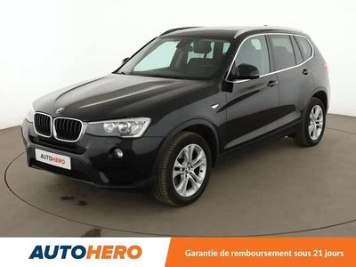 Noir Occasion 2017 BMW X3 SUV | 22 890 € (Prix assez cher)