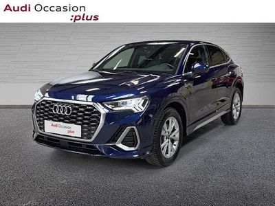 Bleu navarre métallisé Occasion 2022 Audi Q3 S-Line SUV | 33 995 € (Prix juste)