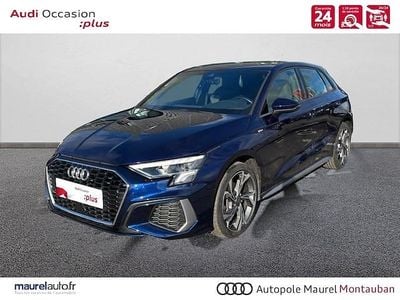 Bleu navarre métallisé Occasion 2023 Audi A3 S-Line | 29 290 € (Prix juste)
