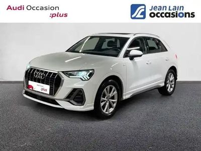 Blanc glacier métallisé Occasion 2019 Audi Q3 S-Line SUV | 30 990 € (Prix assez cher)