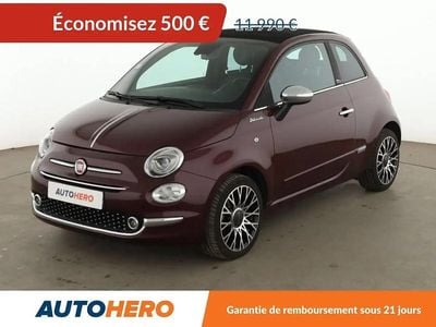 Mauve Occasion 2021 Fiat 500C Dolcevita Cabriolet | 11 490 € (Prix juste)