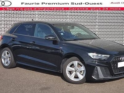 Occasion Audi A1 Sportback S-Line 110 ch (80 kW) 2021 Noir mythic métallisé Citadine