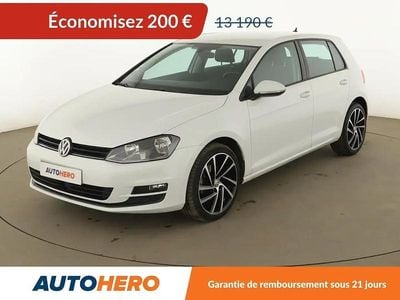 Blanc Occasion 2016 VW Golf VII Berline | 12 990 € (Prix juste)