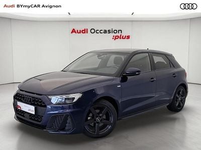 Bleu navarre métallisé Occasion 2024 Audi A1 Sportback S-Line Citadine | 27 881 € (Prix juste)