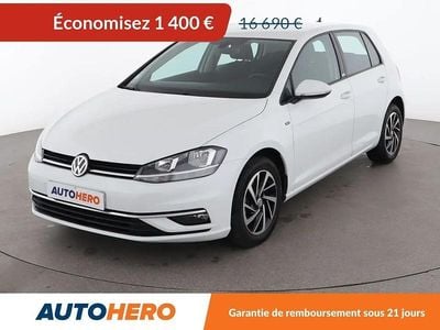 Blanc Occasion 2018 VW Golf Berline | 15 290 € (Bon prix)