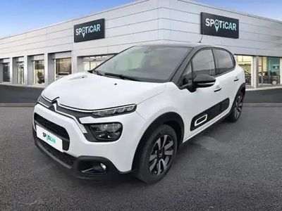Blanc banquise (o) noir perla nera Occasion 2023 Citroën C3 PureTech Berline | 11 844 € (Prix juste)