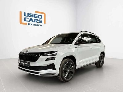 Blanc Occasion 2024 Skoda Karoq SportLine SUV | 34 990 € (Prix assez cher)