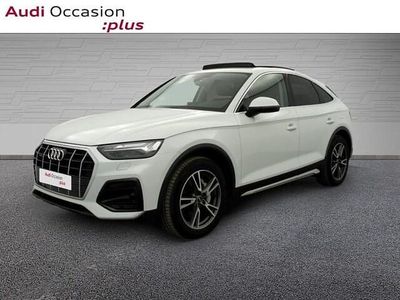 Blanc glacier métallisé Occasion 2021 Audi Q5 Ambition SUV | 46 490 € (Prix assez cher)