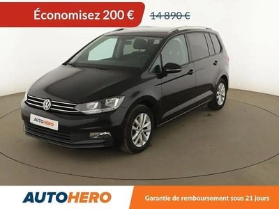 Noir Occasion 2016 VW Touran Monospace | 14 690 € (Prix juste)