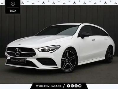 Blanc Occasion 2022 Mercedes CLA200 AMG line Coupé | 34 900 € (Prix juste)