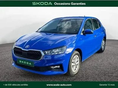 Occasion Skoda Fabia 95 ch (69 kW) 2023 Bleu Citadine