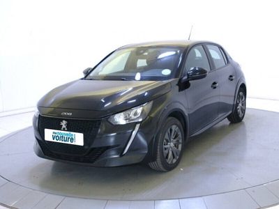 Noir Occasion 2021 Peugeot e-208 Active Citadine | 15 490 € (Prix assez cher)