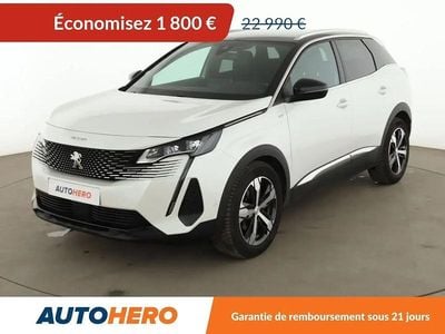 Blanc Occasion 2021 Peugeot 3008 GT SUV | 21 190 € (Prix juste)