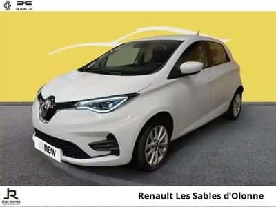 Blanc glacier Occasion 2021 Renault Zoe Zen Citadine | 11 880 € (Prix juste)