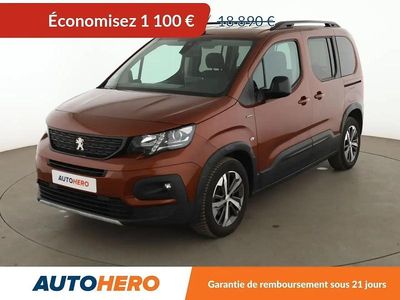 Brun Occasion 2019 Peugeot Rifter GT-line Monospace | 17 790 € (Prix juste)