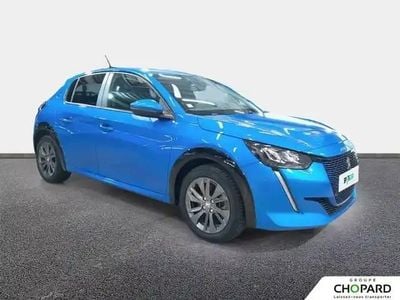 Bleu Occasion 2021 Peugeot e-208 Citadine | 13 480 € (Prix juste)