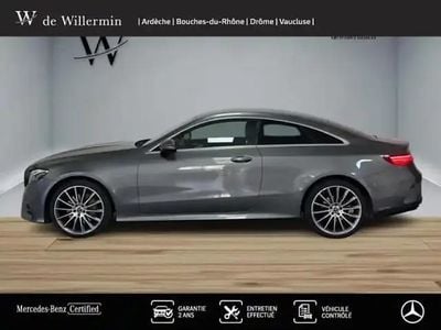 Occasion Mercedes E220 AMG line 2019 Gris sélénite métallisé Coupé