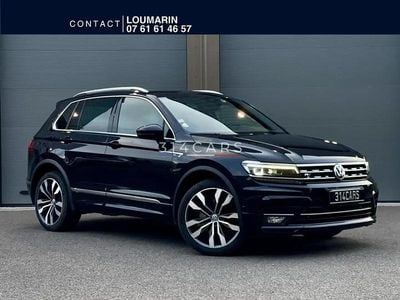 Noir Occasion 2018 VW Tiguan R-line SUV | 21 490 € (Bon prix)
