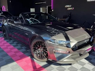 Gris Occasion 2018 Ford Mustang GT Convertible Cabriolet | 49 990 € (Prix assez cher)