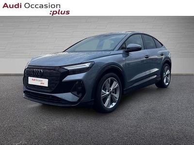 Bleu geyser métallisé Occasion 2025 Audi Q4 Sportback e-tron S-Line SUV | 60 800 € (Prix cher)