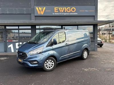 Occasion Ford Transit Custom Limited 131 ch (96 kW) 2019 Bleu Van