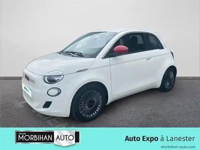 Blanc Occasion 2022 Fiat 500e Berline | 15 490 € (Prix assez cher)